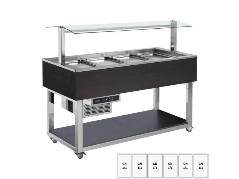 Bufet chlazený GN 6-1/1 Wenge |- ES GREEN+ 6W