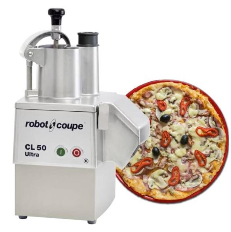 KROUHAČ ZELENINY CL 50 ULTRA PIZZA, 400V + 3 DISKY