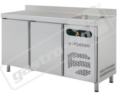 Asber Chladící stůl ETP6-150-20S,(s dřezem nad agregátem)