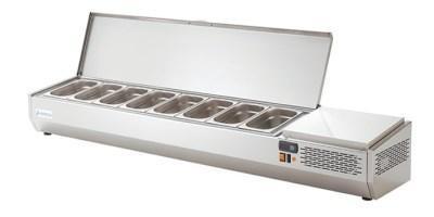 Asber Pizza chladící pultová vitrína Asber EVL-150 GN1/4