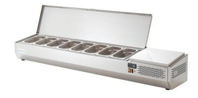 Asber Pizza chladící pultová vitrína Asber EVL-200 GN1/4