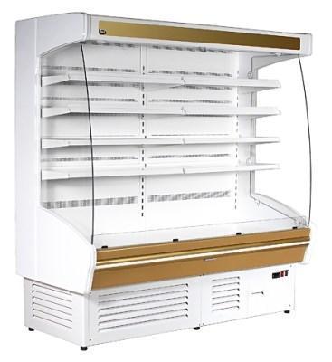 Martini 160/90 chladící vitrína přístěnná otevřená