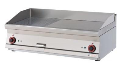 Grilovací plotna rýhovaná chrom elektrická FTRT - 610 ETS