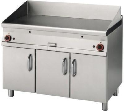 RM gastro grilovací deska hladká chrom elektrická FTL 712 ETS