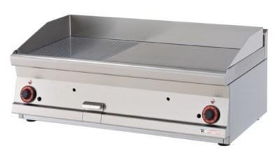 RM Gastro grilovací plotna rýhovaná chrom elektrická FTRT - 68 ETS