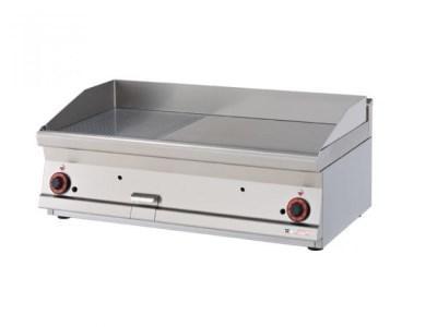 RM Gastro grilovací plynová deska hladká chrom FTLT - 610 GS