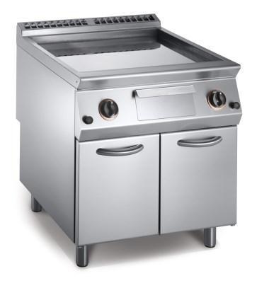 Silko, grilovací deska hladká EBG94AL litinová s dvířky