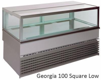 GEORGIA Square LOW 1000 chladící vitrína Unis