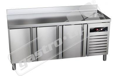 Asber chladící stůl GTP-7-180-30 - agregát vlevo + dřez