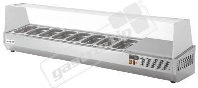 Asber Pizza chladící pultová vitrína Asber EV-180 GN1/4