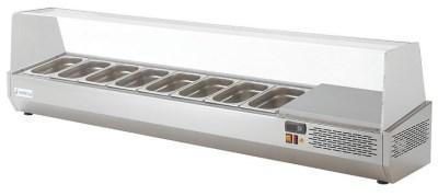 Asber Pizza chladící pultová vitrína Asber EV-204 GN1/3