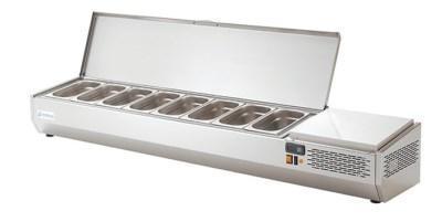 Asber Pizza chladící pultová vitrína Asber EVL-135 GN1/4