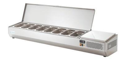 Asber Pizza chladící pultová vitrína Asber EVL-180 GN1/4