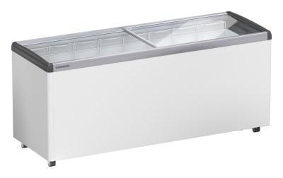 LIEBHERR EFE 6052 Mraznička truhlicová, prosklené posuvné víko,rovné, LED osvětlení