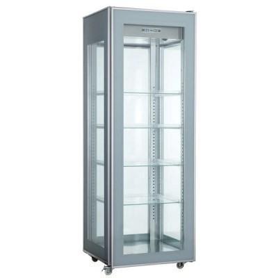 NORDline RT 400L -2 SILVER, chladící vitrína cukrářská