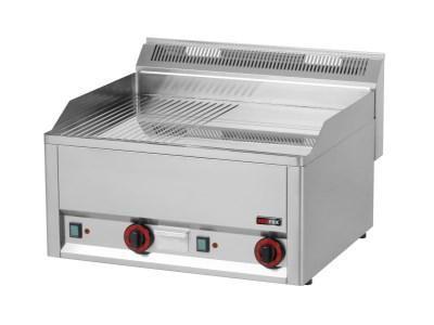 Grilovací plotna kombinovaná elektrická chrom FTHRC - 60 EL