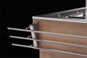 Police nerezová SCOSPAX k pojízdným vitrínám a lázním ES