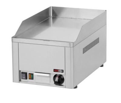 REDFOX Grilovací deska hladká chrom elektrická; FTHC 30 E