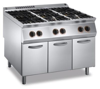 Silko sporák plynový bez trouby s dvířky ECG96A