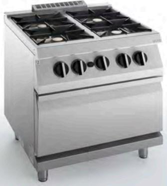 Silko sporák plynový s elektrickou troubou NECG74E